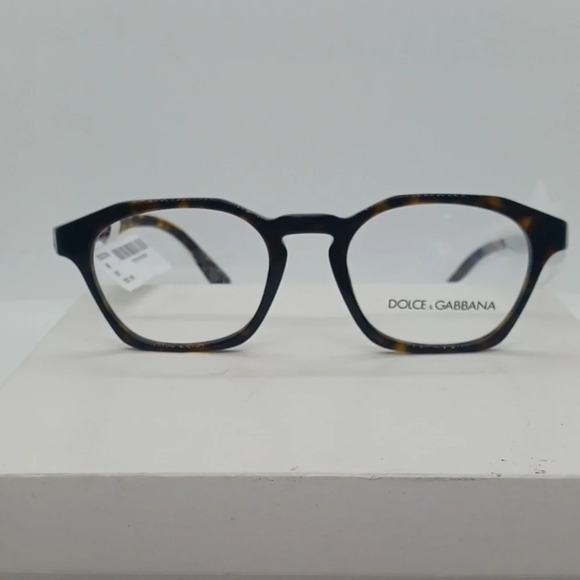 NWT RX-ABLE DOLCE & GABBANA DG3336 HAVANA EYEGLASS FRAMES - Picture 1 of 6